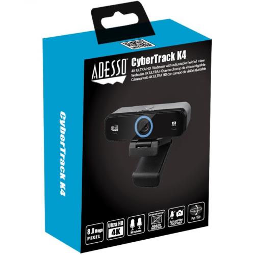 Adesso CyberTrack K4 Webcam   8 Megapixel   30 Fps   USB 2.0 Alternate-Image1/500