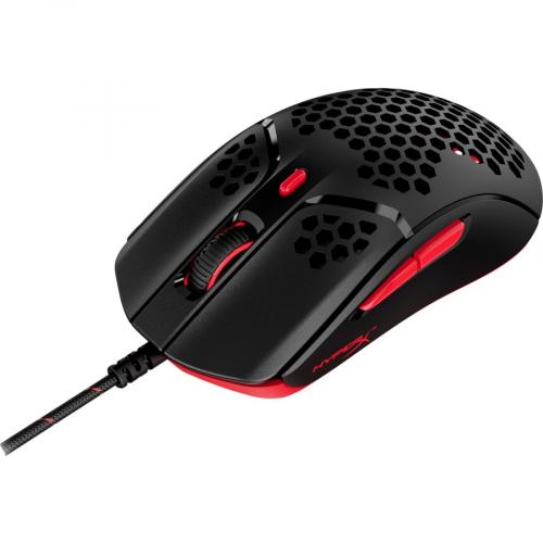 HyperX Pulsefire Haste Gaming Mouse Black Red   Ultra Light Hex Shell Design   16,000 DPI / 450 IPS / 40G   Customizable With NGENUITY Software   USB Cable Interface   6 Button(s) Alternate-Image1/500
