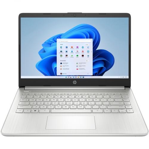 HP 14 Series 14" Notebook Intel Pentium Silver N5030 4GB RAM 128GB SSD Intel UHD Graphics 650 Natural Silver   Intel Pentium Silver N5030 Quad Core   1366 X 768 HD Display   4 GB RAM   128 GB SSD   Includes HP X3000 G2 Mouse Alternate-Image1/500
