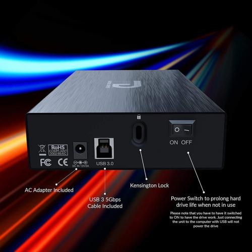 Fantom Drives GFORCE 3 Pro 20 TB Desktop Hard Drive   3.5" External   Black Alternate-Image1/500