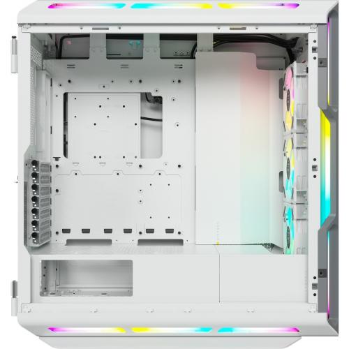 Corsair ICUE 5000T RGB Tempered Glass Mid Tower ATX PC Case   White Alternate-Image1/500
