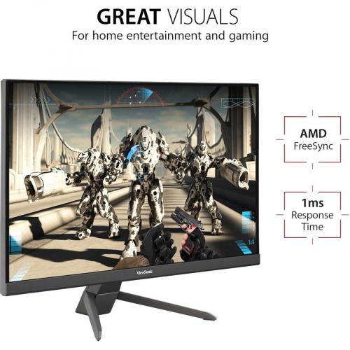 22" 1080p 1ms 75Hz FreeSync Monitor With HDMI, DP, And VGA Alternate-Image1/500