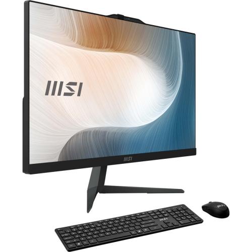 MSI Modern Modern AM242T 23.8" All In One Computer Intel Core I3 1115G4 8 GB RAM 256 GB SSD   Intel Core I3 11th Gen I3 1115G4 Dual Core   Wireless Mouse And Keyboard Included   1920 X 1080 Full HD Display   Intel Iris Xe Graphics   Windows 11 Home Alternate-Image1/500