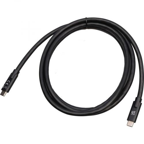 V7 USB C Male To USB C Male Cable USB 3.2 Gen2 10 Gbps 3A 2m/6.6ft Black Alternate-Image1/500