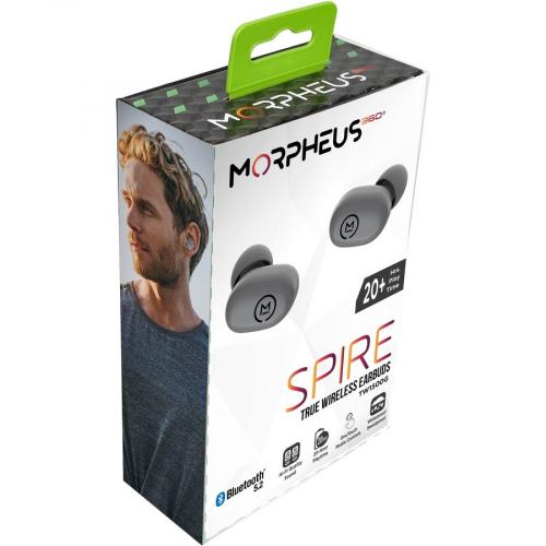 Morpheus 360 Spire True Wireless Earbuds   Bluetooth In Ear Headphones With Microphone   TW1500G Alternate-Image1/500