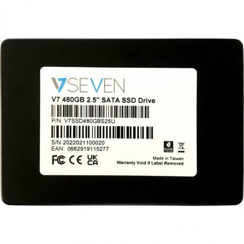 V7 V7SSD480GBS25U 480 GB Solid State Drive   2.5" Internal   SATA (SATA/600)   TAA Compliant Alternate-Image1/500