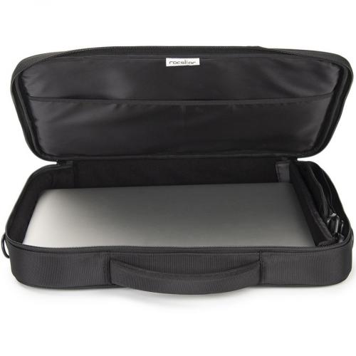 Rocstor Premium 13" & 14" Professional Toploading Universal Briefcase Laptop Case   Weather & Water Resistant   RFID Blocking Pocket   Lightweight   Exterior 1200D Polyester & Interior 210D Polyester Material  Fits 13in   14in & 14.1 Inch Laptop  ... Alternate-Image1/500