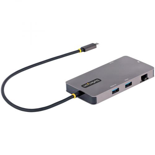 StarTech.com USB C Multiport Adapter, Dual HDMI, 4K 60Hz, 2x 5Gbps USB A Hub, 100W Power Delivery, GbE, SD/MicroSD, USB C Mini Dock Alternate-Image1/500
