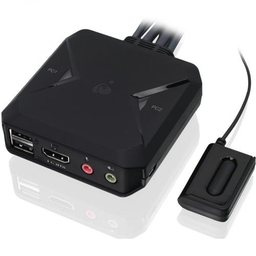 IOGEAR 2 Port 4K KVM Switch With HDMI, USB And Audio Connections Alternate-Image1/500
