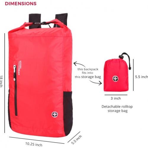 Swissdigital Design Goose SD1594 42 Carrying Case (Backpack) For 16" Apple IPad Notebook, Tablet, Accessories, MacBook Pro, Cell Phone   Red Alternate-Image1/500
