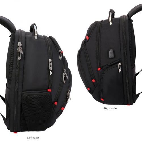 Swissdigital Design Pixel SD 857 Carrying Case (Backpack) For 15.6" To 16" Apple IPhone IPad Notebook, MacBook Pro   Black Alternate-Image1/500
