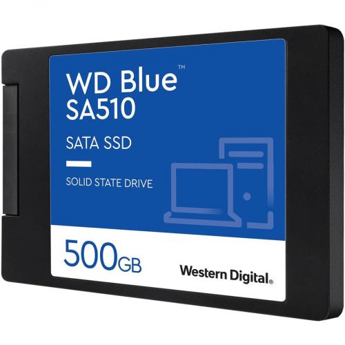 WD Blue SA510 WDS500G3B0A 500 GB Solid State Drive   2.5" Internal   SATA Alternate-Image1/500