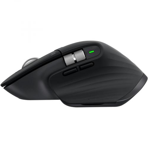 Logitech MX Master 3S   Wireless Performance Mouse With Ultra Fast Scrolling, Ergo, 8K DPI, Track On Glass, Quiet Clicks, USB C, Bluetooth, Windows, Linux, Chrome (Black) Alternate-Image1/500