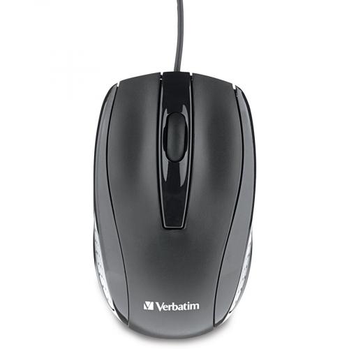 Verbatim Corded Optical Mouse   Black Alternate-Image1/500