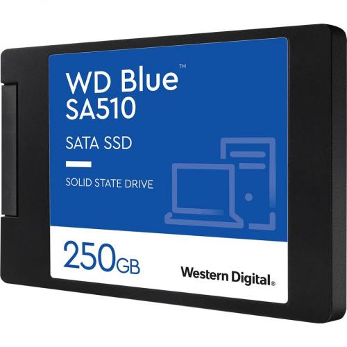 WD Blue SA510 WDS250G3B0A 250 GB Solid State Drive   2.5" Internal   SATA (SATA/600) Alternate-Image1/500