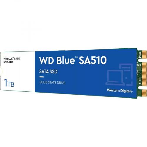 WD Blue SA510 WDS100T3B0B 1 TB Solid State Drive   M.2 2280 Internal   SATA (SATA/600) Alternate-Image1/500