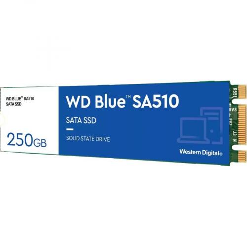 WD Blue SA510 WDS250G3B0B 250 GB Solid State Drive   M.2 2280 Internal   SATA (SATA/600) Alternate-Image1/500