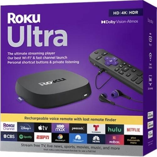 Roku Ultra 4802R Network Audio/Video Player   Wireless LAN   Black Alternate-Image1/500