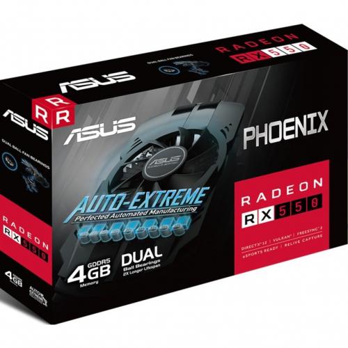 Asus AMD Radeon RX 550 Graphic Card   4 GB GDDR5 Alternate-Image1/500