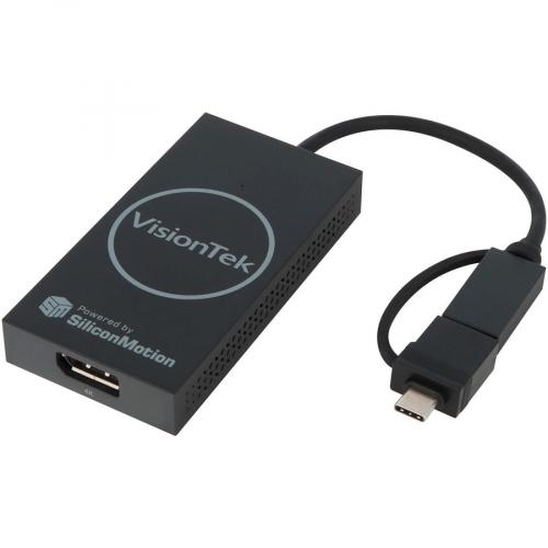 VisionTek VT80 USB 3.0 To DisplayPort Adapter Alternate-Image1/500