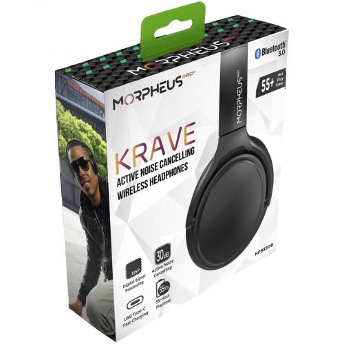 Morpheus 360 Krave ANC Wireless Noise Cancelling Headphones   Bluetooth 5.0 Headset W/ Microphone   HP9350B. Alternate-Image1/500
