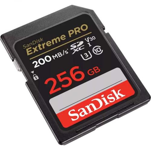 SanDisk Extreme PRO 256 GB Class 3/UHS I (U3) V30 SDXC Alternate-Image1/500
