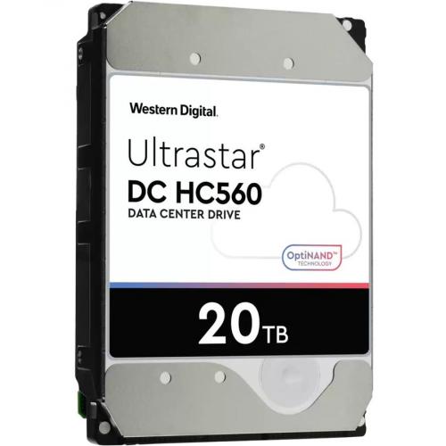WD Ultrastar DC HC560 WUH722020BL5204 20 TB Hard Drive   3.5" Internal   SAS (12Gb/s SAS) Alternate-Image1/500