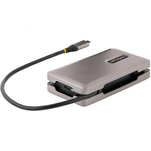 StarTech.com USB C Multiport Adapter, 4K 60Hz HDMI (HDR), USB 3.2 Gen 2 10Gbps Hub (2xUSB C/1xUSB A), 100W PD Pass Through, GbE, Mini Dock Alternate-Image1/500