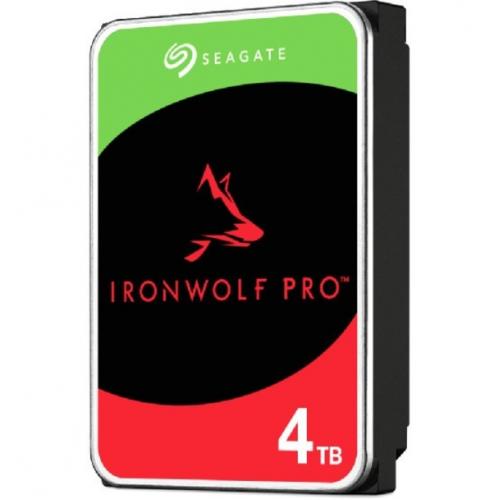 Seagate IronWolf Pro ST4000NT001 4 TB Hard Drive   3.5" Internal   SATA (SATA/600)   Conventional Magnetic Recording (CMR) Method Alternate-Image1/500