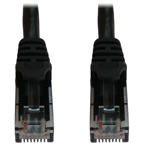 Eaton Tripp Lite Series Cat6a 10G Snagless Molded UTP Ethernet Cable (RJ45 M/M), PoE, Black, 6 Ft. (1.8 M) Alternate-Image1/500