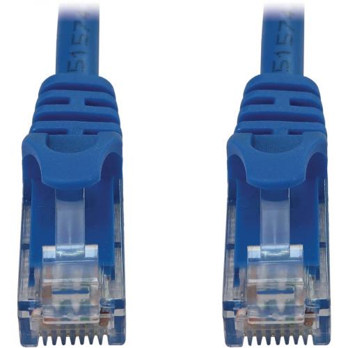 Eaton Tripp Lite Series Cat6a 10G Snagless Molded UTP Ethernet Cable (RJ45 M/M), PoE, Blue, 6 Ft. (1.8 M) Alternate-Image1/500