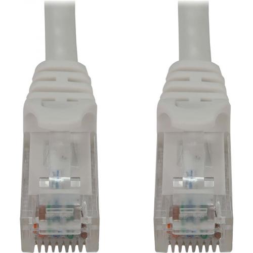 Eaton Tripp Lite Series Cat6a 10G Snagless Molded UTP Ethernet Cable (RJ45 M/M), PoE, White, 50 Ft. (15.2 M) Alternate-Image1/500