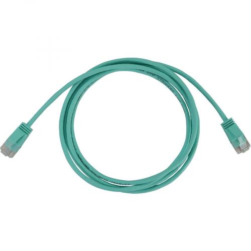 Eaton Tripp Lite Series Cat6a 10G Snagless Molded Slim UTP Ethernet Cable (RJ45 M/M), PoE, Aqua, 6 Ft. (1.8 M) Alternate-Image1/500