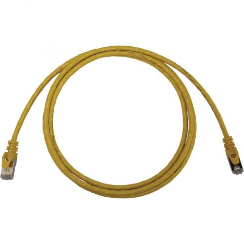 Eaton Tripp Lite Series Cat6a 10G Snagless Shielded Slim STP Ethernet Cable (RJ45 M/M), PoE, Yellow, 6 Ft. (1.8 M) Alternate-Image1/500
