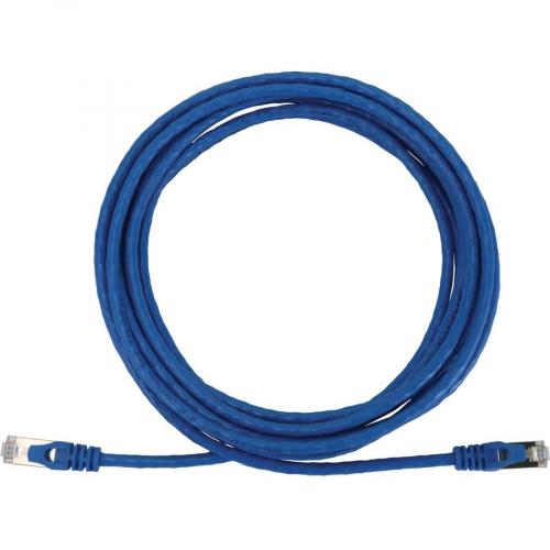 Eaton Tripp Lite Series Cat6a 10G Snagless Shielded Slim STP Ethernet Cable (RJ45 M/M), PoE, Blue, 15 Ft. (4.6 M) Alternate-Image1/500