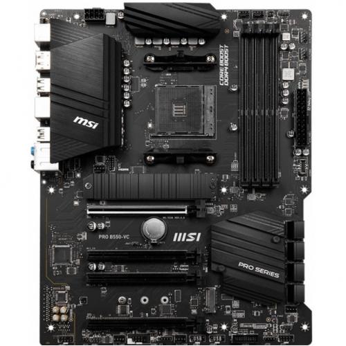 MSI Pro B550 VC Gaming Desktop Motherboard   AMD B550 Chipset   Socket AM4   ATX Alternate-Image1/500