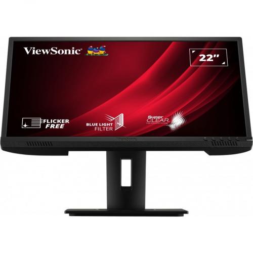 ViewSonic VG2240 22 Inch 1080p Ergonomic Monitor With 100Hz, USB Hub, HDMI, DisplayPort, VGA Inputs For Home And Office Alternate-Image1/500