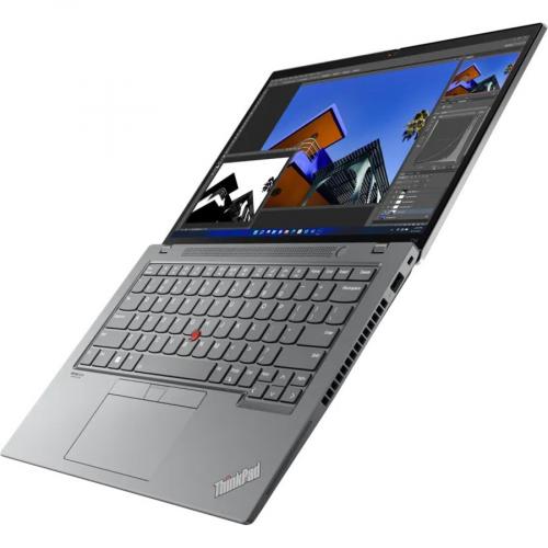 Lenovo ThinkPad T14 Gen 3 21AH00LKUS 14" Touchscreen Notebook   WUXGA   1920 X 1200   Intel Core I7 12th Gen I7 1260P Dodeca Core (12 Core) 2.10 GHz   16 GB Total RAM   16 GB On Board Memory   512 GB SSD   Storm Gray Alternate-Image1/500