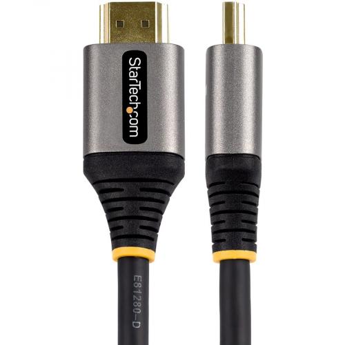 StarTech.com 20in (50cm) HDMI 2.1 Cable, Certified Ultra High Speed HDMI Cable 48Gbps, 8K 60Hz HDR10+, 8K HDMI Cord, TV/Monitor/Display Alternate-Image1/500