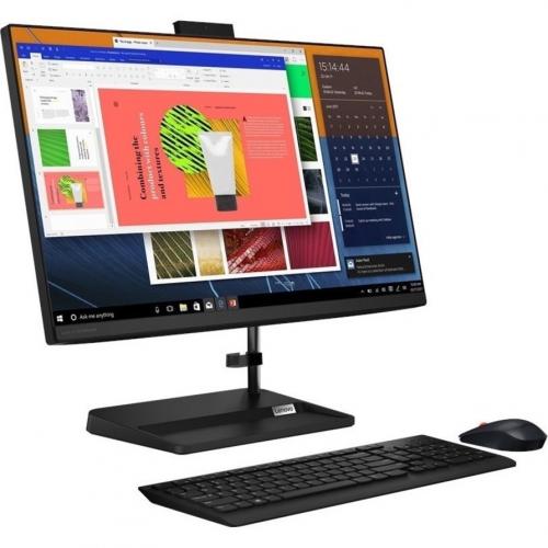 Lenovo IdeaCentre 3 23.8" All In One Computer Intel Core I5 1135G7 16GB RAM 1TB HDD + 256GB SSD   Intel Core I5 1135G7 Quad Core   Wireless Mouse And Keyboard Included   DVD Writer   Intel Iris Xe Graphics   Windows 11 Home Alternate-Image1/500