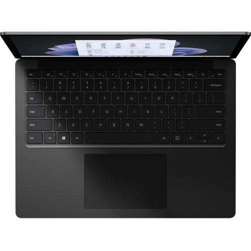 Microsoft Surface Laptop 5 13.5" Touchscreen Notebook   2256 X 1504   Intel Core I7 12th Gen I7 1265U 1.80 GHz   Intel Evo Platform   16 GB Total RAM   256 GB SSD   Matte Black   TAA Compliant Alternate-Image1/500