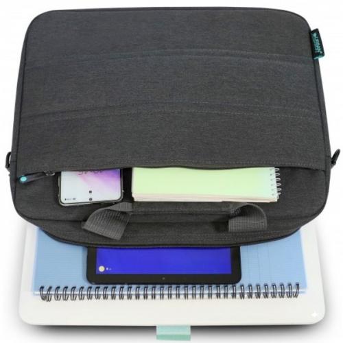 Urban Factory GREENEE Carrying Case For 13" To 15.6" Notebook   Gray, Green Alternate-Image1/500