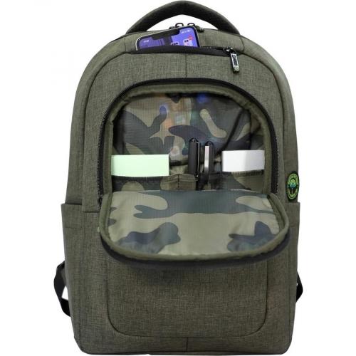 Urban Factory CYCLEE CITY Carrying Case (Backpack) For 10.5" To 15.6" Notebook   Khaki, Camouflage Alternate-Image1/500