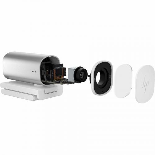 HP 960 Webcam   8 Megapixel   60 Fps   Silver   USB 3.0 Type A Alternate-Image1/500
