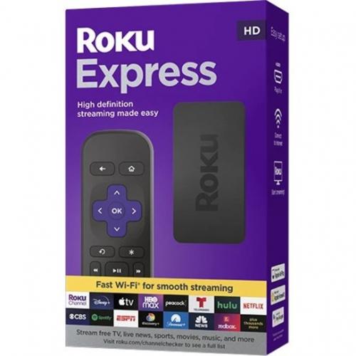 Roku Express 3960R Network Audio/Video Player   Wireless LAN   Black Alternate-Image1/500