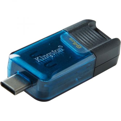 Kingston DataTraveler 80 M 64GB USB 3.2 (Gen 1) Type C Flash Drive Alternate-Image1/500