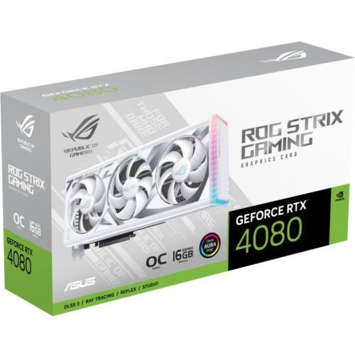 Asus ROG NVIDIA GeForce RTX 4080 Graphic Card   16 GB GDDR6X Alternate-Image1/500