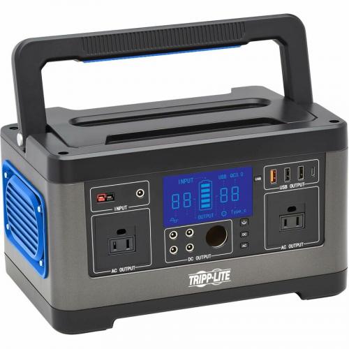 Tripp Lite By Eaton Portable Power Station   500W, Lithium Ion (NMC), AC, DC, USB A, USB C, QC 3.0 Alternate-Image1/500
