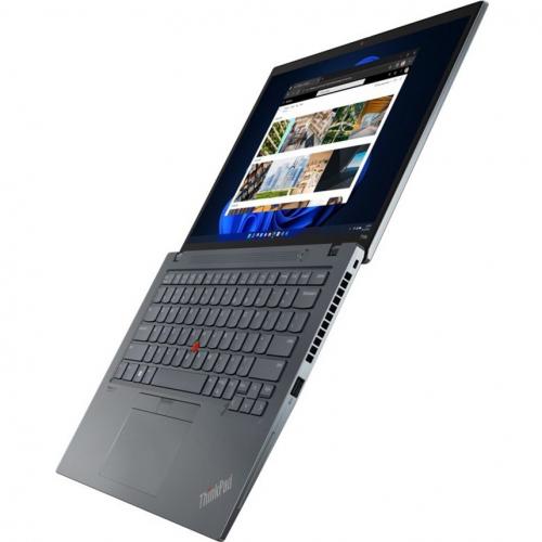 Lenovo ThinkPad T14s Gen 3 21CQ004SUS 14" Notebook   WUXGA   AMD Ryzen 7 PRO 6850U   16 GB   512 GB SSD   Storm Gray Alternate-Image1/500
