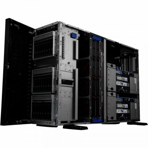 HPE ProLiant ML350 G11 4U Tower Server   1 X Intel Xeon Silver 4410Y 2 GHz   32 GB RAM   Serial Attached SCSI (SAS), Serial ATA Controller Alternate-Image1/500